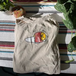 Gudetama tan T-shirt